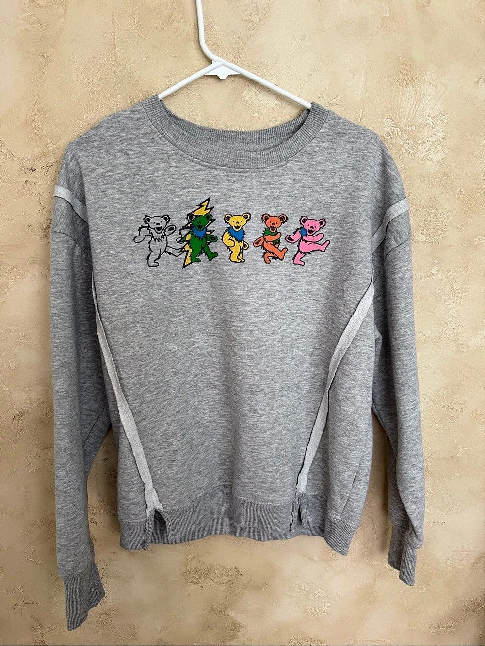 Grateful Dead Graphic Crewneck Gray Size Medium Like New
